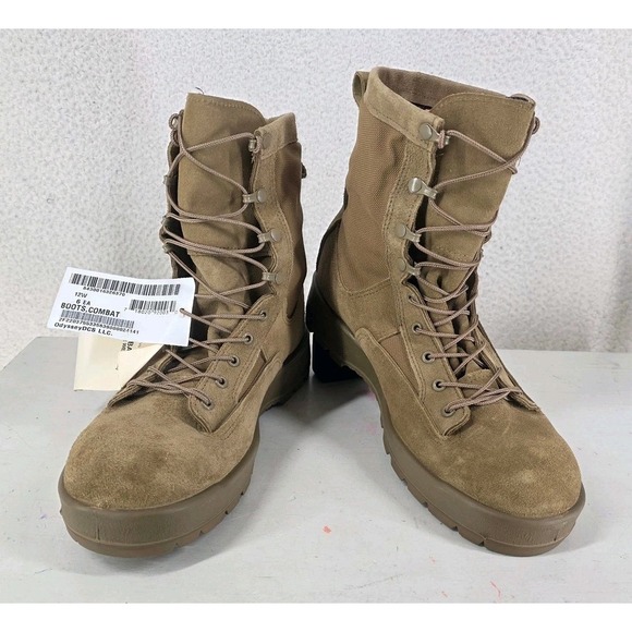 Altama Mens 12W Military Combat Boots GoreTex Vibram Coyote Tan SPE1C1-17-D-1082 - Picture 3 of 11